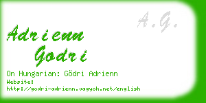 adrienn godri business card